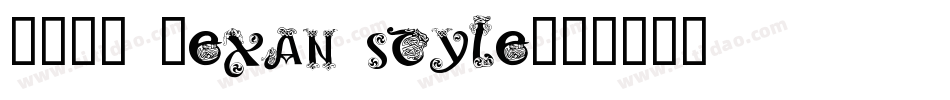 101! Texan Style字体转换